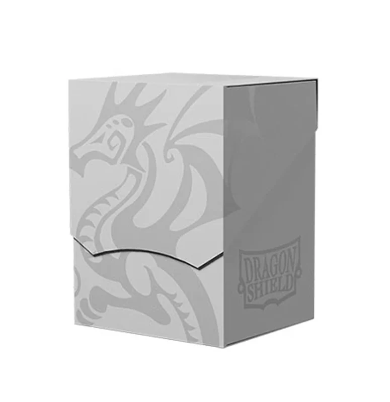 Caja de mazo Ashen White Blanco Dragon Shield