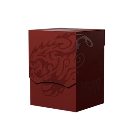 Caja de mazo Blood Red Rojo Dragon Shield