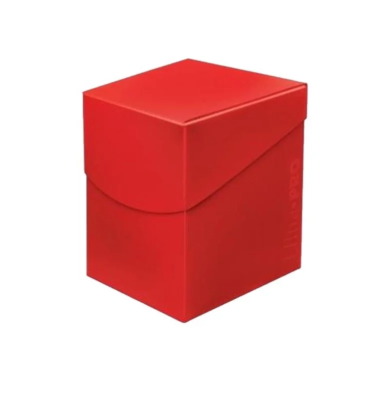 Caja de mazo Deck Box Eclipse 100 Rojo Ultra Pro.