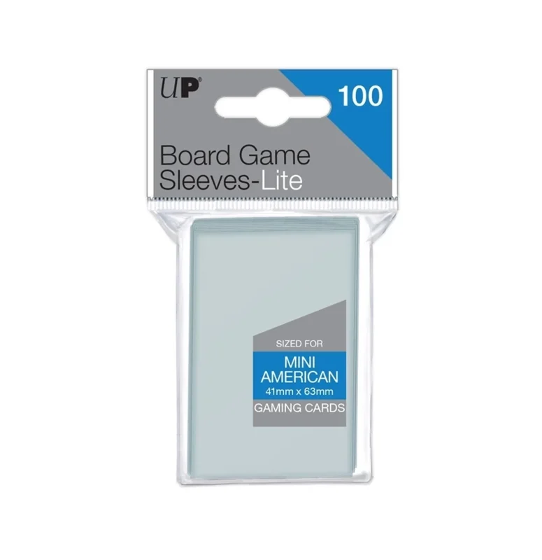 Fundas Lite Mini 41mm x 63mm American Board Game Sleeves 100ct (100 fundas) Ultra Pro.