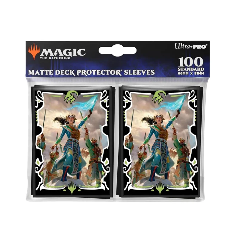 Sleeves Standard (100 Unidades) Deck Protector Sleeves Temur Commander Magic The Gathering - Ultra Pro