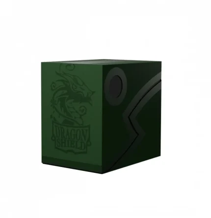 Caja de mazo Deck Box DS Double Shell Verde/Negro Dragon Shield