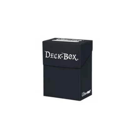 Caja de mazo Deck Box Solid Negro Ultra Pro.