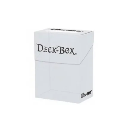 Caja de mazo Deck Box Solid Transparente Ultra Pro.