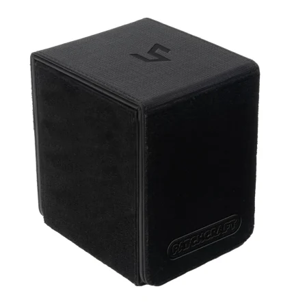 Caja de mazo Patchcraft ™Alcove Flip Deck Box Negro - Ultra Pro