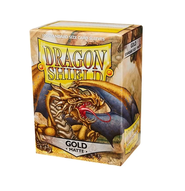 Fundas Standard Matte Oro (100 fundas) Dragon Shield.