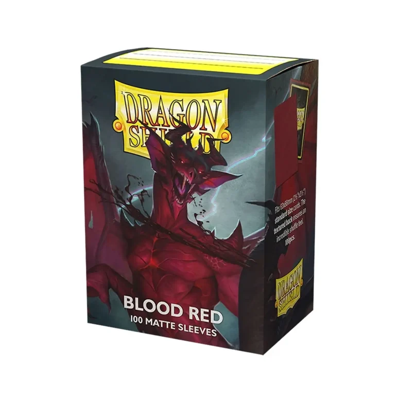 Fundas Standard Matte Simurag Rojo (100 fundas) Dragon Shield