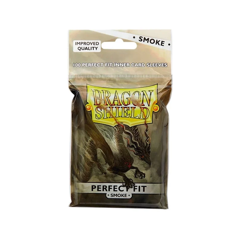 Fundas Standard Perfect Fit Smoke (100 fundas) Dragon Shield.