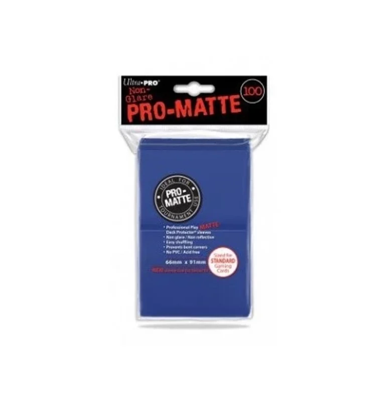 Fundas Standard Pro Matte Azul (100 fundas) Ultra Pro.