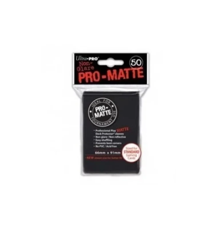 Fundas Standard Pro Matte Negro (50 fundas) Ultra Pro.