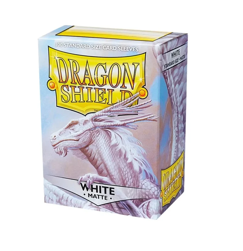 Fundas Standard Matte Blanco (100 fundas) Dragon Shield.