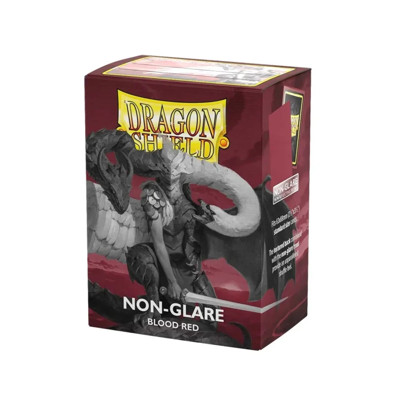 Fundas Standard Matte Non-glare - Blood Red - Dragon Shield