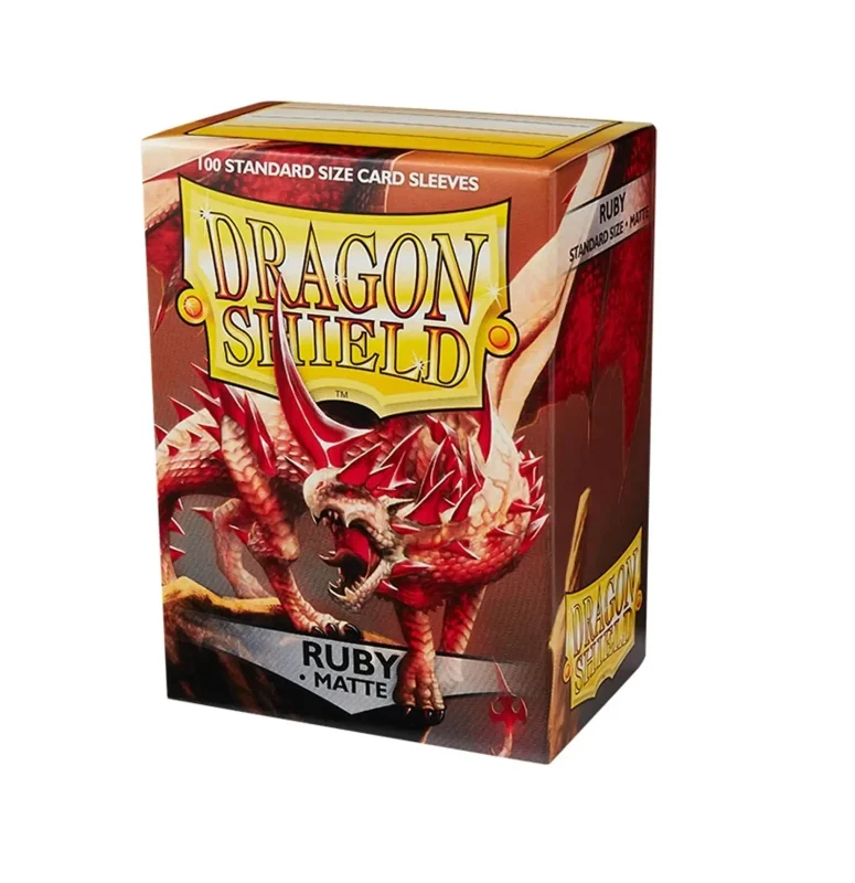 Fundas Standard Matte Ruby (100 fundas) Dragon Shield.