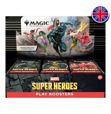 Play Booster Display (30 sobres) Marvel Super Heroes Inglés - Magic The Gathering