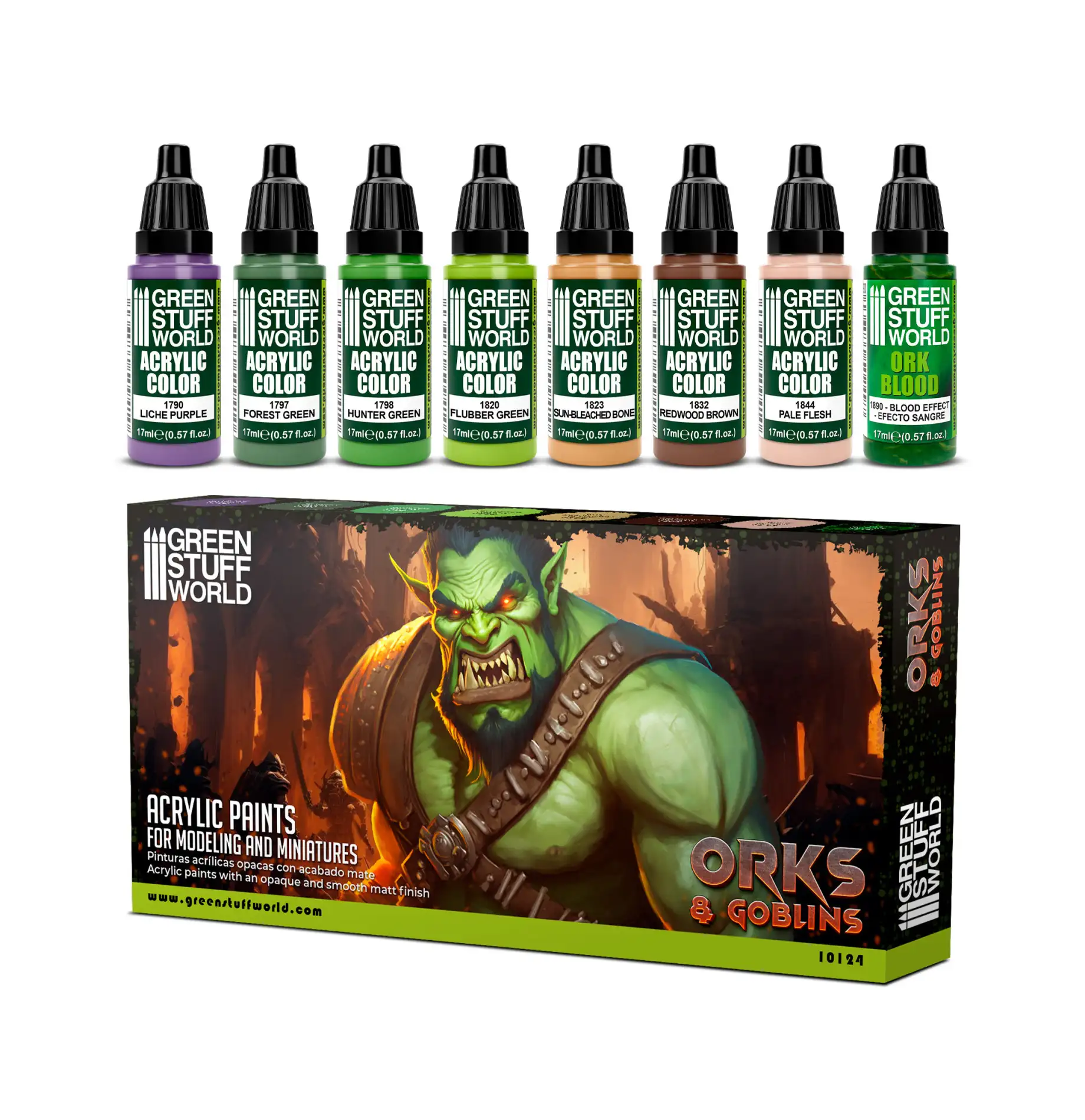 Set Pintura - Orcos y Goblins