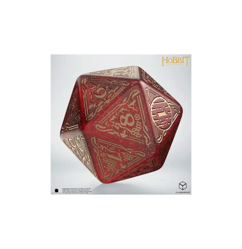 Dado Jumbo D20 Ember - The Hobbit - Q Workshop
