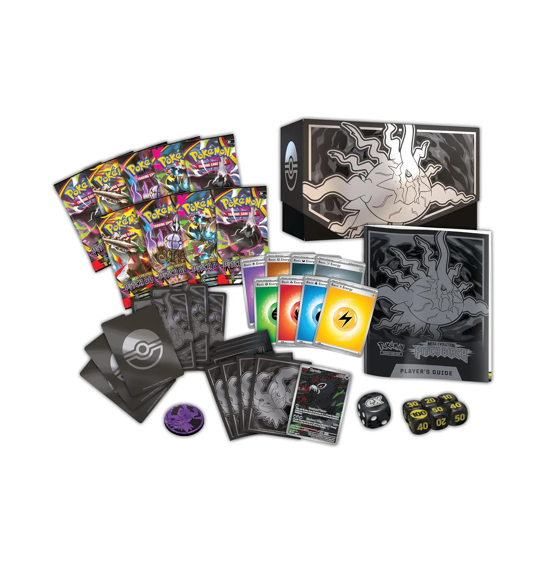 Pokémon TCG – Caja de Entrenador Élite de Megaevolución-Oscuridad Absoluta - Imagen 2
