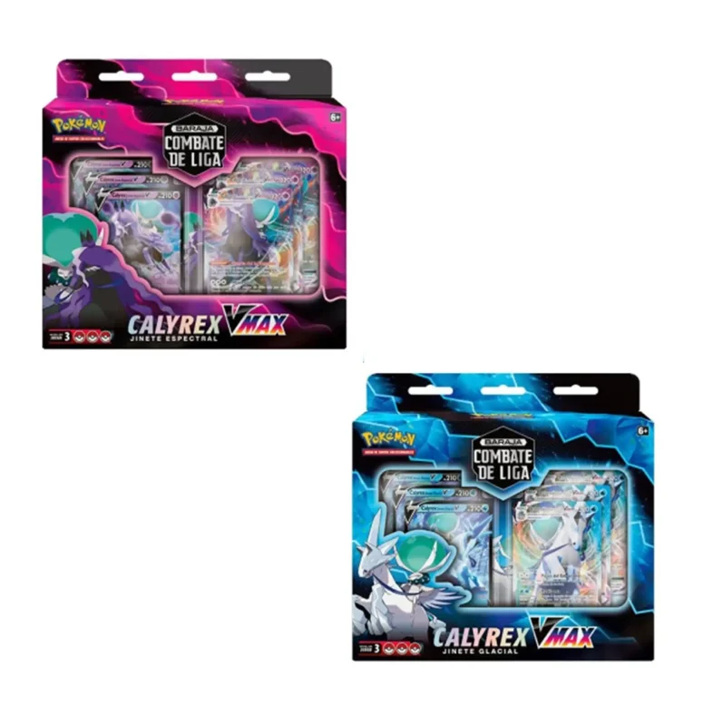 Pokémon TCG – Display de 6 Barajas de Combate Calyrex VMAX en Inglés