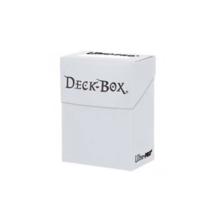 Caja de mazo Deck Box Solid Blanco Ultra Pro.