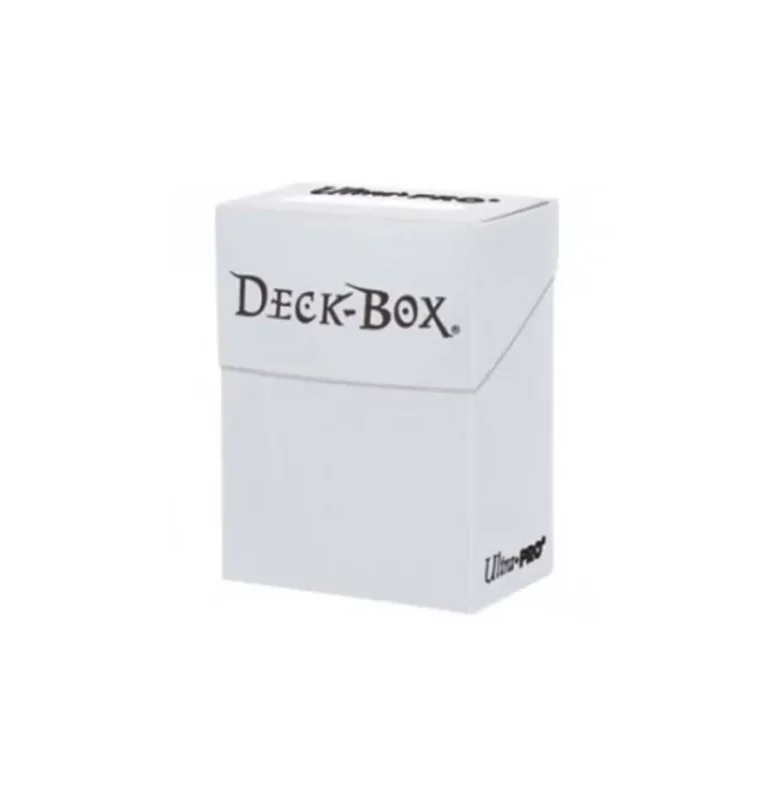 Caja de mazo Deck Box Solid Blanco Ultra Pro.