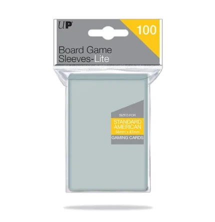Fundas Lite 56mm x 87mm Standard American Board Game Sleeves 100ct (100 fundas) Ultra Pro.