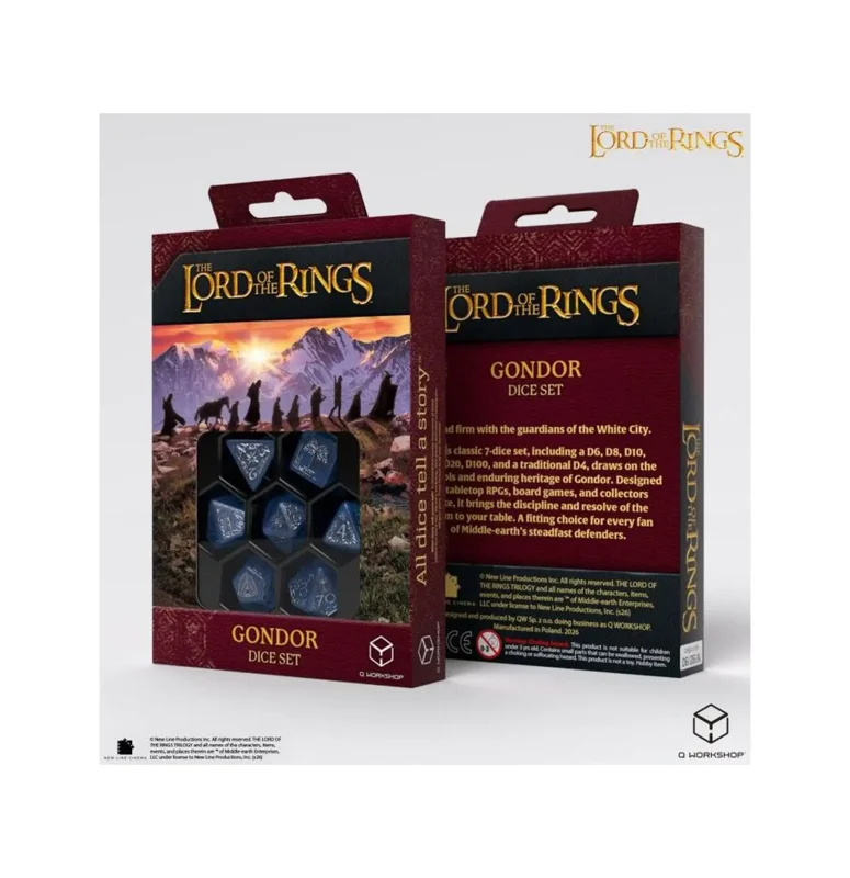 Set de Dados D6 Rivendell Stone (10 Unidades) - The Lord of the Ring - Q Workshop