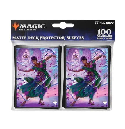 Fundas Standard (100 Fundas) Deck Protector Sleeves Commander A Aetherdrift Magic The Gathering - Ultra Pro