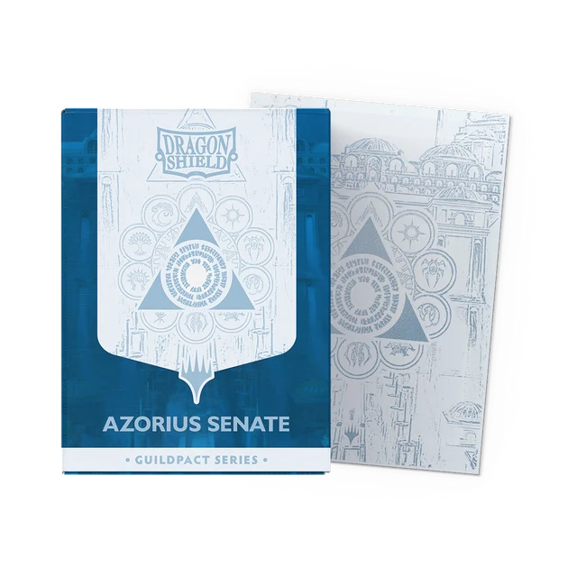 Fundas Dragon Shield Guildpact Azorius Senate – Matte Dual Art (100)