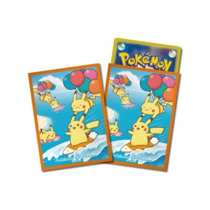 Fundas Pokémon TCG — Pikachu surfista y volador naranja (64)