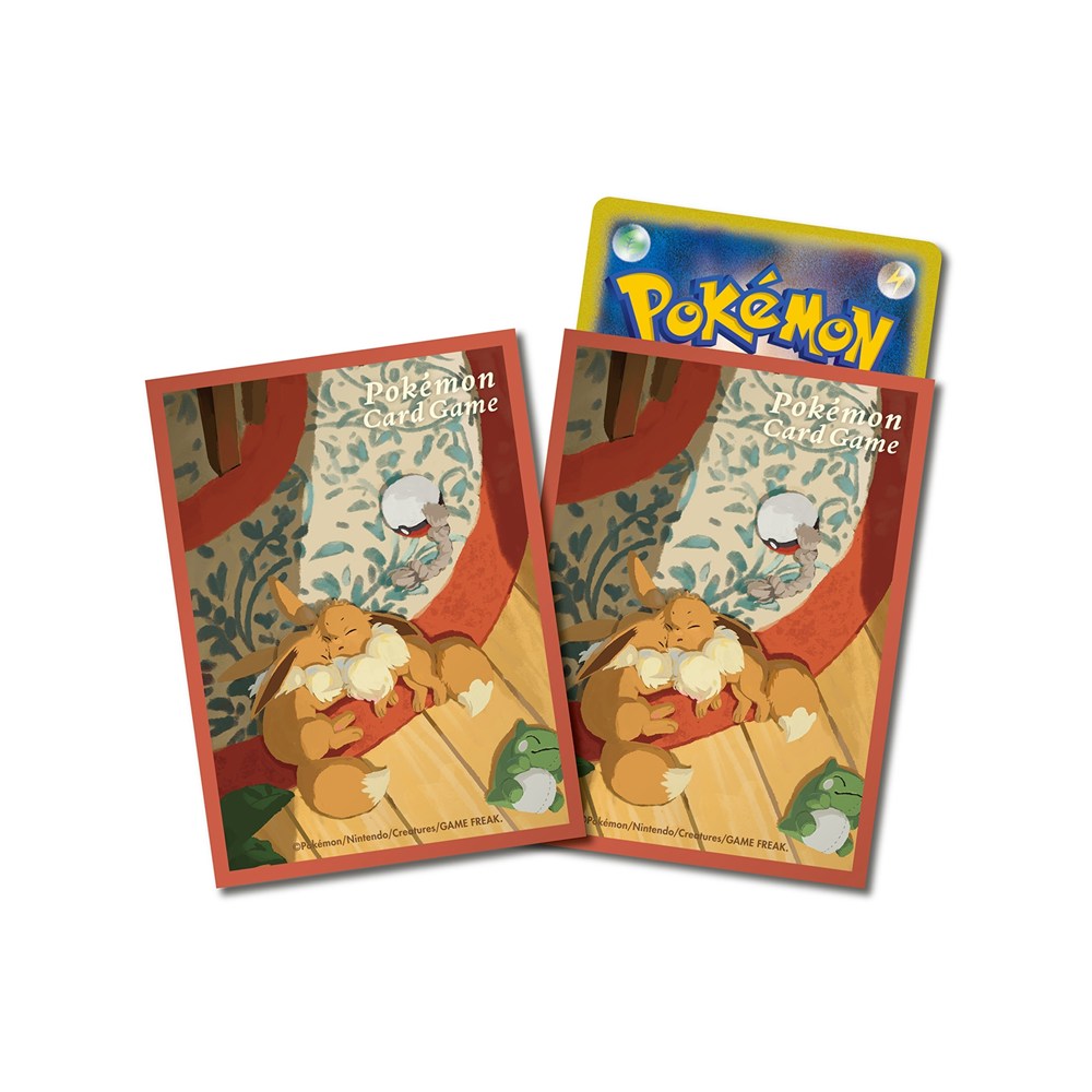 Pack Pokémon TCG — Eevee durmiendo (caja + 64 fundas) - Imagen 2