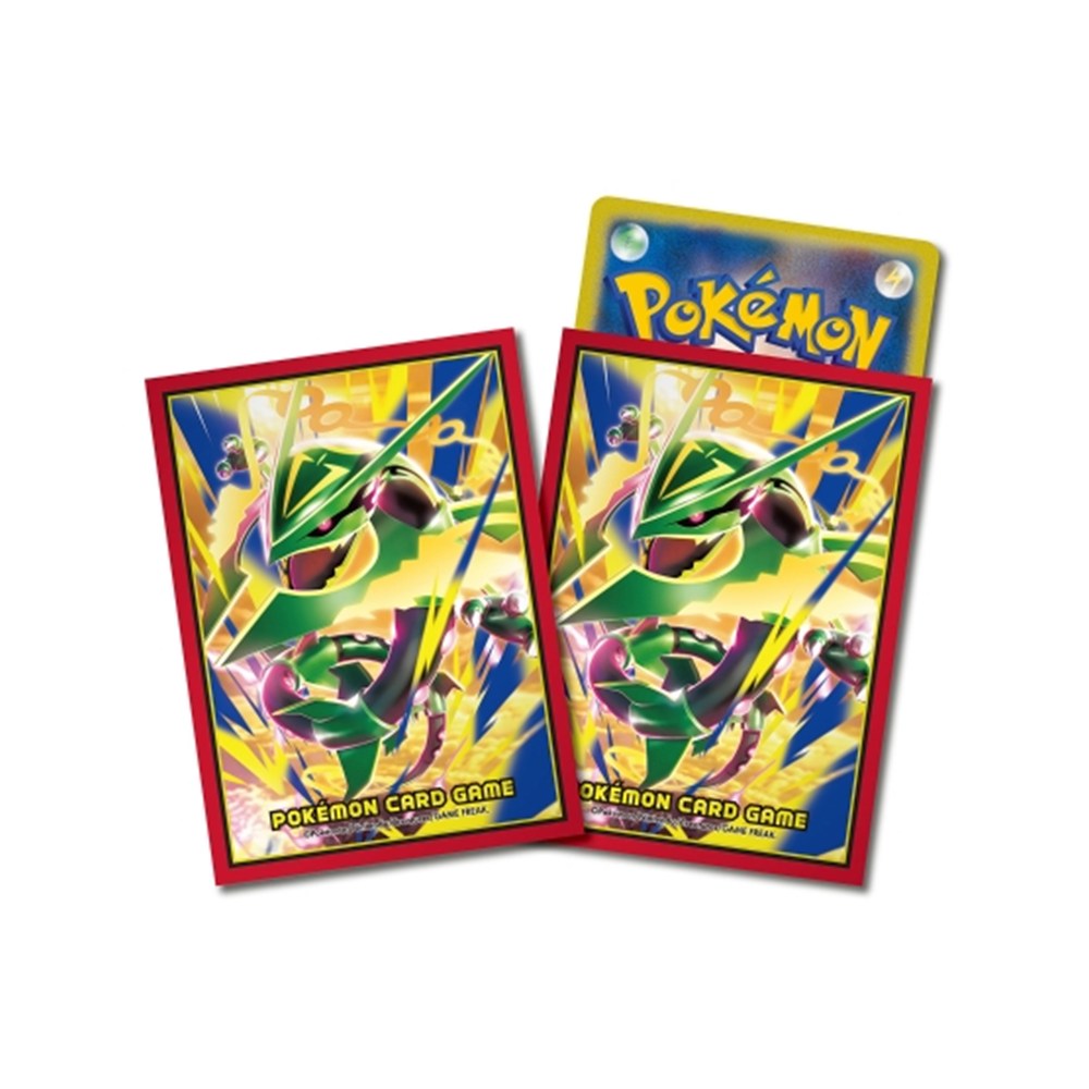 Pack Pokémon TCG — Mega Rayquaza (caja + 64 fundas) - Imagen 2