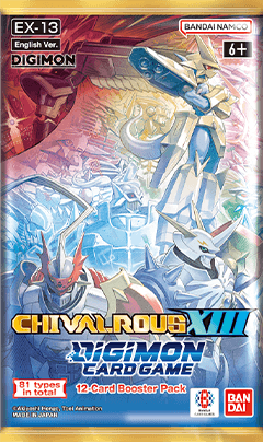 Sobre Digimon Card Game Chivalrous XIII EX-13 en inglés