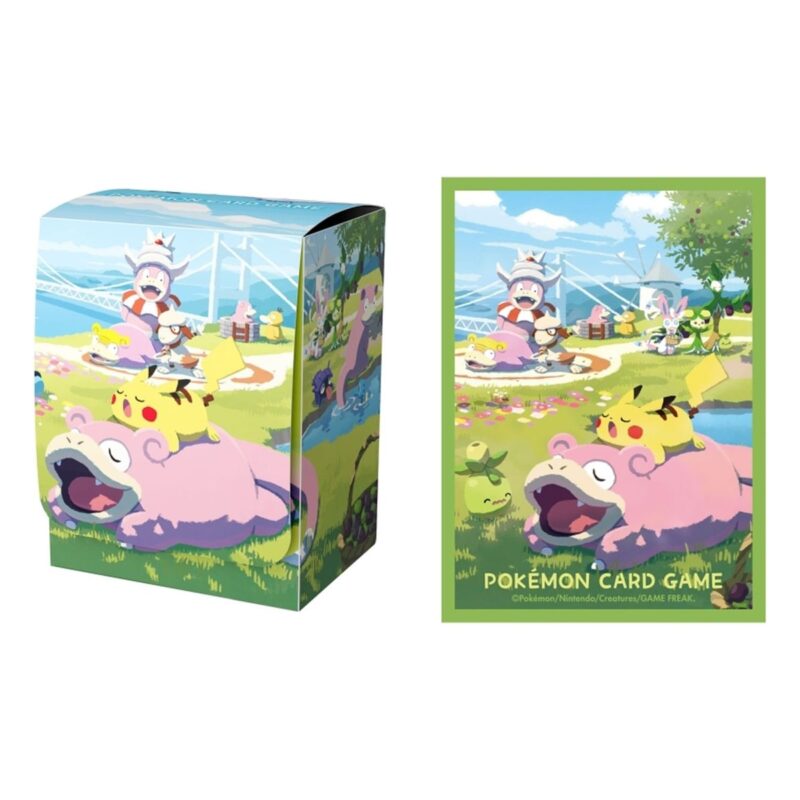 Pack Pokémon TCG — Pokémon Center Kagawa (caja + 64 fundas)