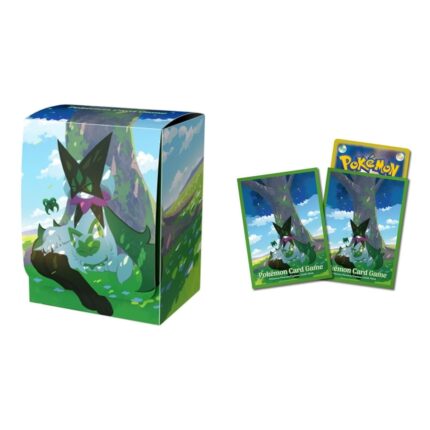 Pack Pokémon TCG — Sprigatito y Meowscarada durmiendo (caja + 64 fundas)