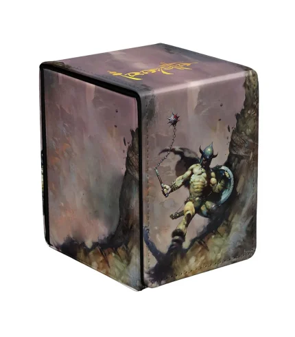Caja de mazo Ultra Pro Alcove Flip Frank Frazetta Warrior with Ball and Chain