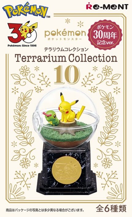 Caja individual Pokémon Terrarium Collection 10 del 30.º aniversario de Re-Ment
