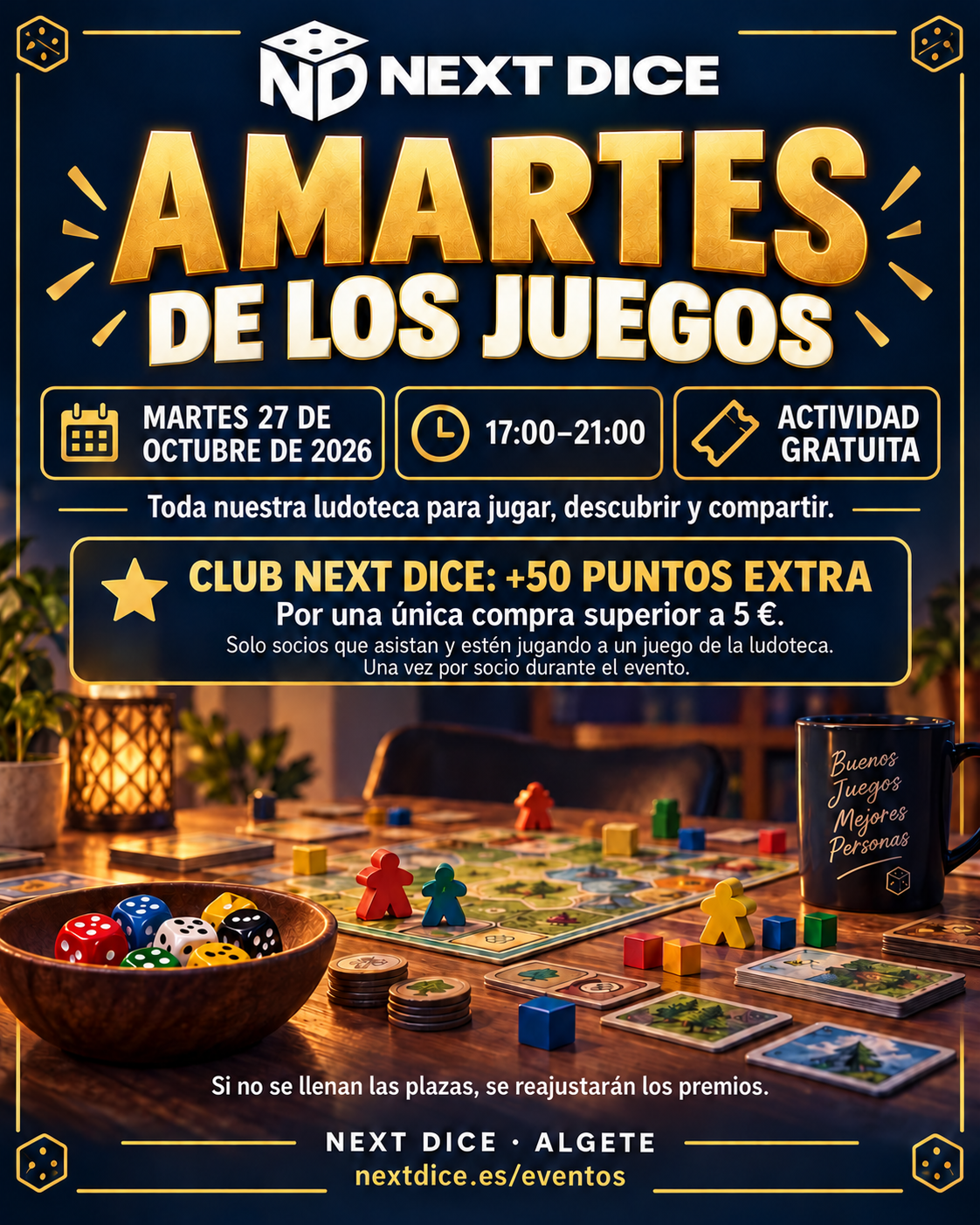 Cartel aMartes de los Juegos
