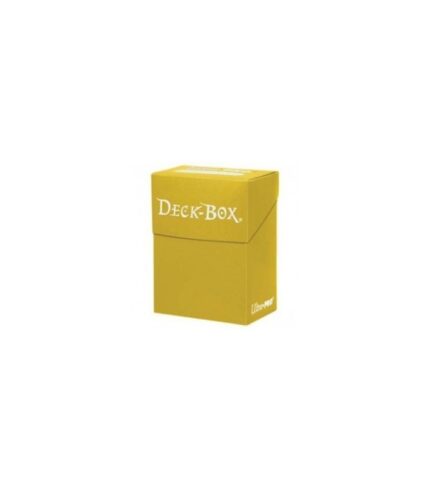Caja de mazo Ultra Pro Solid amarilla